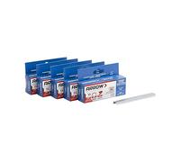 Arrow 202-EK Lot de 5 000 agrafes standard en acier galvanisé de 6,35 mm de long pour agrafeuses de bureau pour entreprise, fournitures de salle de ureau à domicile et travaux manuels