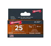 Arrow 257 Paquet de 2 Fastener Véritable T25 / T2025 7/16 pouces Staples, 1, 000 par paquet