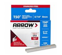 Arrow 505SS1I Boîte de 1000 Agrafes 8 mm
