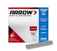 Arrow Agrafes A508IP T50, acier, 1/2" (12 mm)