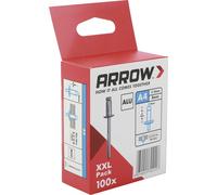 Arrow Tool Group 724117 Rivet aveugle (Ø x L) 4 mm x 8 mm aluminium RA 4 X 8 ALU 100ST 100 pc(s)