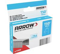 Arrow Tool Group 819288 Agrafes fil plat Type 50 1000 pc(s)