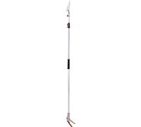 ARS Cisaille télescopique de bassin, cisaille de nettoyage de bassin longueur 1,90m - longueur max. 3,10 m réglable en 5 positions avec griffe et lames de cisaille