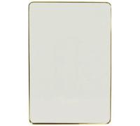 Ars Longa Zen miroir 50x70 cm rectangulaire doré ZEN5070-ZS
