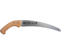 ARS Scie à main d'élagage CT-32EN-W | largeur de dent 4mm | épaisseur de lame : 1,2 mm | manche à crochet en hêtre | coupes précises et nettes
