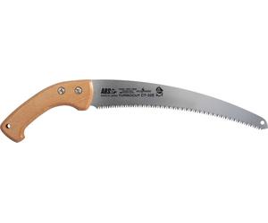 ARS Scie à main d'élagage CT-32EN-W | largeur de dent 4mm | épaisseur de lame : 1,2 mm | manche à crochet en hêtre | coupes précises et nettes