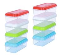 ARSUK Petit Pot Conservation Bébé - Lot de 8 Pot Bebe Repas 250 ml - Plastique & Hermetique - Mini Contenant Congelation Puree - Boîtes de conservation Pour Enfant