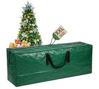 ARSUK Sac de rangement pour sapin de Noël - Convient aux arbres artificiels jusqu'à 1,8 m et 2,1 m de haut - Sac extra large avec poignées renforcées durables et double fermeture éclair - Protège