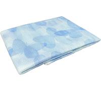 Art Butterfly Rideau moustiquaire 150 x 250 cm avec anneaux (bleu clair)