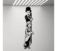 Art Decor Chaplin le Kid Stickers Muraux Vinyle Movie Star Acteurs Sticker Décoration de La Maison pour Salon Enfants Room20X80 CM