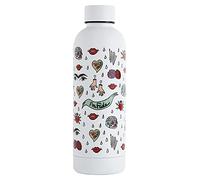 art&design24 Bouteille isotherme I'm Frida Pattern, couleur blanche, 500 ml en acier inoxydable, 6,5 x 23 cm, légère, thermos boissons chaudes et froide, design