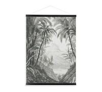 Art for the Home Kakemono affiche Jungle 60 x 80cm Noir, blanc