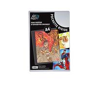 ART&GO - Pochette de Protection Rigide Transparente - Pour Ranger, Protéger et Exposer vos Documents de Collection, Illustrations et Dessins Originaux - PH Neutre - Format A4