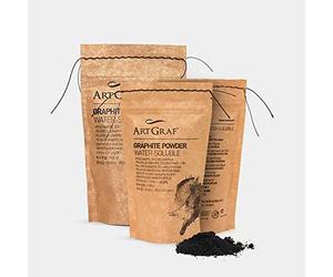 Art Graf Poudre de 250 g, graphite, gris, 250 g (lot de 1)