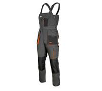 ART.MAS salopette travail pantalon graphite 270g / m2 classique artisan jardinier mécanicien automobile (48, graphite)