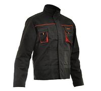 ART.MAS Veste de travail professionnelle pour voiture - Veste de montage classique - Graphite - 270 g/m² - Gris - 50