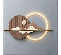 Art mural 3D Décoration murale LED, grès métal porcelaine en verre | Moderne avec télécommande et alimentation enfichable pour salon, entrée et entrée (Crystal Porcelain C, 78,7 x 39,4 pouces)