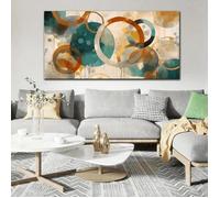 Art mural abstrait pour salon,décoration murale en toile pour chambre peintures à imprimés géométriques, 60x120cm sans cadre