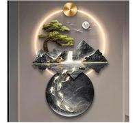 Art Mural décoratif, Sculpture Murale 3D dessinez l'art d'accrocher Le Mur avec des lumières LED Lampe décorative LED Suspendue avec télécommande pour Halls d'entrée
