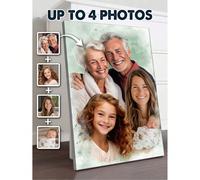 Art mural personnalisé avec photo - Impressions sur canevas encadrées/non encadrées avec vos photos et celles de vos proches - Cadeau idéal pour la famille, les amis. Multifonctionnel, durable, décora