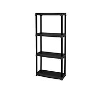 Art Plast - Étagère en plastique, noir, noir, T60/4