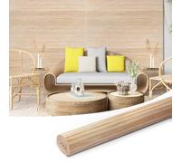 Art3d Panneau Mural en Bambou Naturel,Panneau de Revêtement Mural Flexible | Pour Décoration Murale Intérieure,Plafond,Meubles,Armoire,Bureau,122 x 244 cm, Carbonisé clair