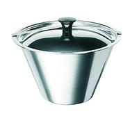 Artame, ART35516 Moule à Flan, Moule Bain-Marie avec Couvercle, 1,4 litres, Inox