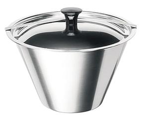 Artame, ART35518 Moule à Flan, Moule Bain-Marie avec Couvercle, 1,8 litres, Inox