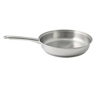 Artame ART90524 NORDICO, Poêle à frire Ø 24 cm, Triple fond, Poignée résistante à la chaleur, Fond lisse, Tous feux dont induction, Tout Inox