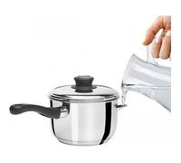 Artame Casserole bain-marie ART82626 avec couvercle Inox 1,2 L 16 cm