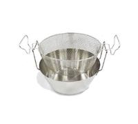 Artame Friteuse Avec Panier En Inox - Fond Thermique - Ø 30 Cm - Gris