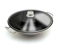 Artame - Wok Inox + Couvercle Verre 36cm - 32854