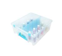 ArtBin AB Designs Super Satchel Boîte à compartiment double profondeur, rangement d'art avec 8 compartiments amovibles, fermeture intelligente pour fournitures d'artisanat