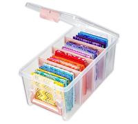 ArtBin Organisateur/porte-documents avec 3 séparateurs - Étui de rangement en plastique transparent pour fournitures d'art et d'artisanat
