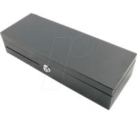 ARTD ACF460B - Caisse à monnaie ACF460, couvercle à ressort, anthracite