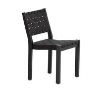 artek 611 Chaise de Table à Manger Noir