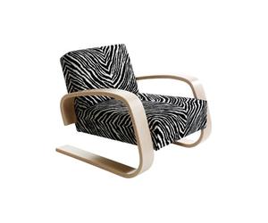ARTEK - Fauteuil rembourré Noir