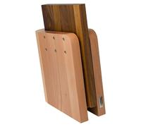 ArteLegno bloc à couteaux magnétique en bois de hêtre + planche de cuisine AL86