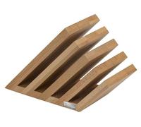 ArteLegno Bloc magnétique en bois de hêtre de 5 pièces AL07