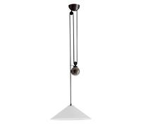 Artemide Aggregato Saliscendi Cono Piccolo Pendelleuchte, abat-jour en synthétique blanc