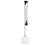 Artemide Aggregato Saliscendi Sfera Piccolo Pendelleuchte, abat-jour en synthétique blanc
