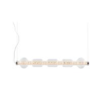 Artemide Alambicco horisontal suspension. commande via app 5 cloches en verre