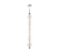 Artemide Alambicco vertikal suspension. contrôle par app 5 cloches en verre