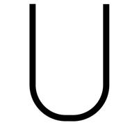 Artemide Alphabet de la lumière – Lettre majuscule U 1201U00A