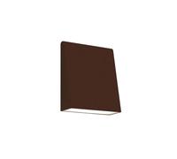Artemide Cuneo LED Fassadenleuchte, couleur rouille