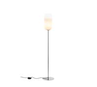 Artemide Gople Floor Stehleuchte, structure argent, diffuseur blanc