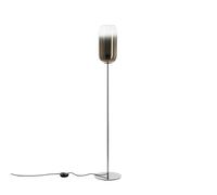 Artemide Gople Floor Stehleuchte, structure argent, diffuseur bronze