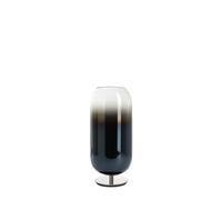 Artemide Gople Mini Table Tischleuchte, structure argent, diffuseur bleu saphir