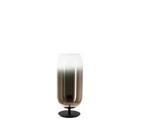 Artemide Gople Mini Table Tischleuchte, structure noire, diffuseur bronze