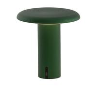 Artemide Lampe de table portable Takku de 19 cm Vert anodisé